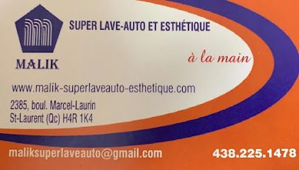 Malik Super Lave-auto et esthétique