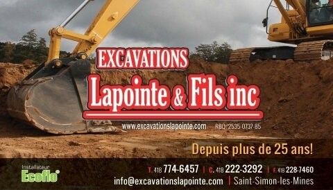 EXCAVATIONS LAPOINTE & FILS INC