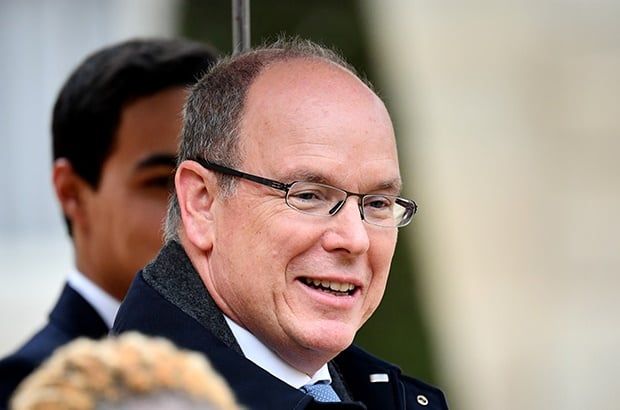 Prince Albert after being released from isolation