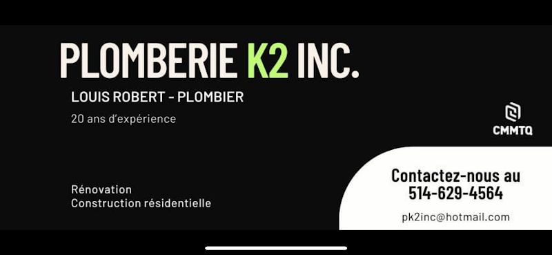 Plomberie K2 inc