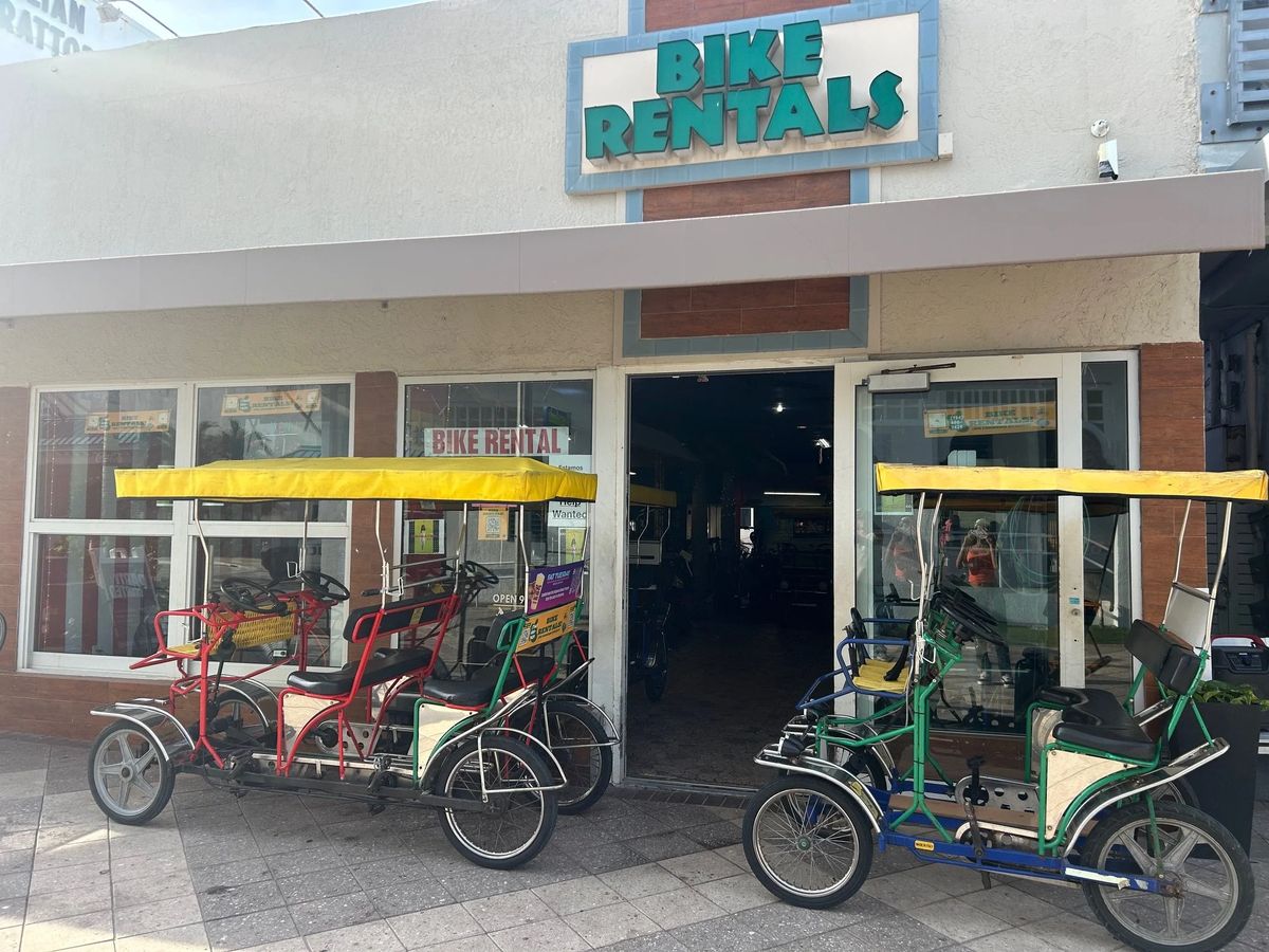 Rent Bicycles Skates and Family Surrey Vehicles