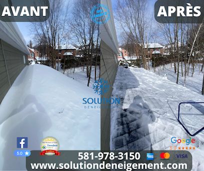 Déneigement de Toitures Résidentielles et Piétonnier
