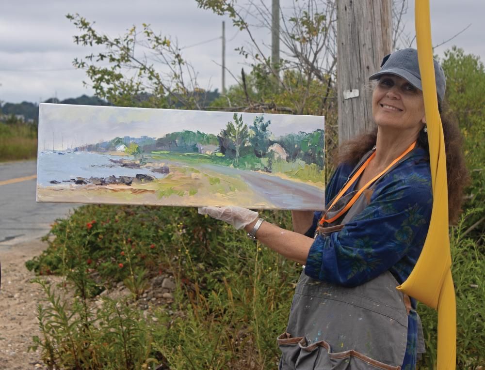 Artists embrace gray skies during eighth annual Wet Paint