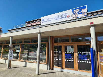 La Maison du Gruyère, fromagerie de démonstration Gruyère AOP et restaurant dans le canton de Fribourg, Suisse