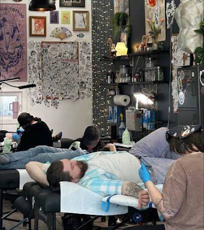 Jade and Dagger Tattoo
