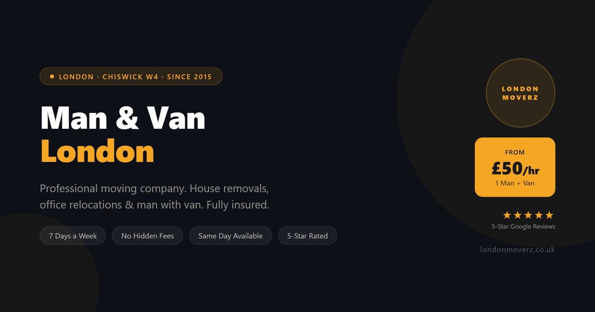 Man and Van Richmond TW9