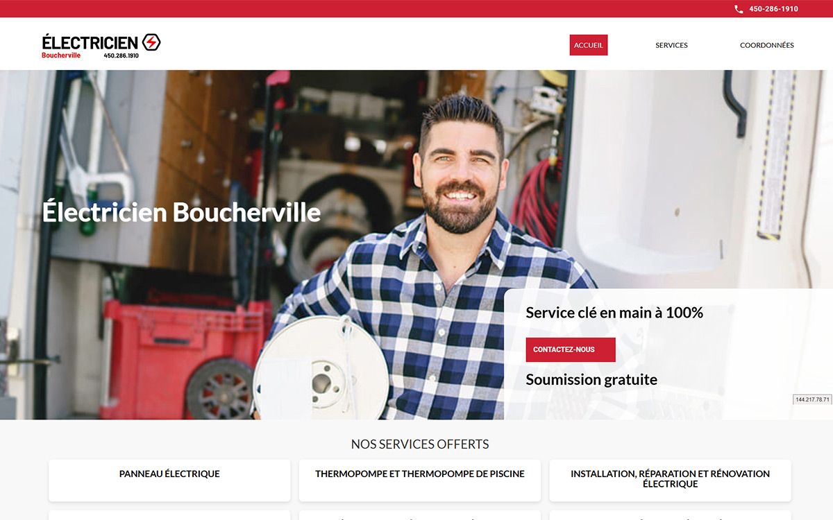 Électricien Boucherville