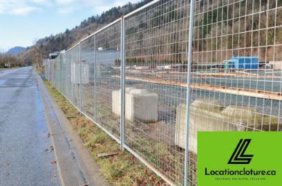 Location de clôtures de chantier temporaires