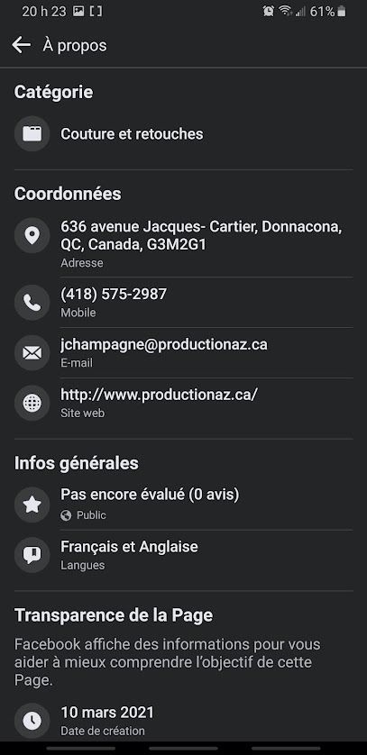 Production AàZ