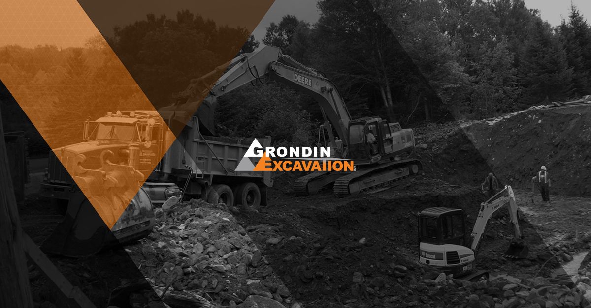 Excavation en Estrie, Sherbrooke, Magog, Coaticook