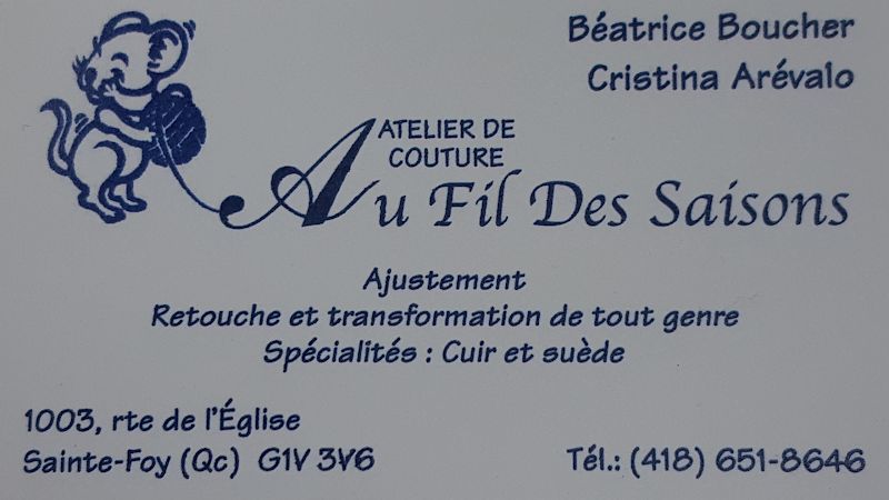Atelier de Couture Au Fil Des Saisons