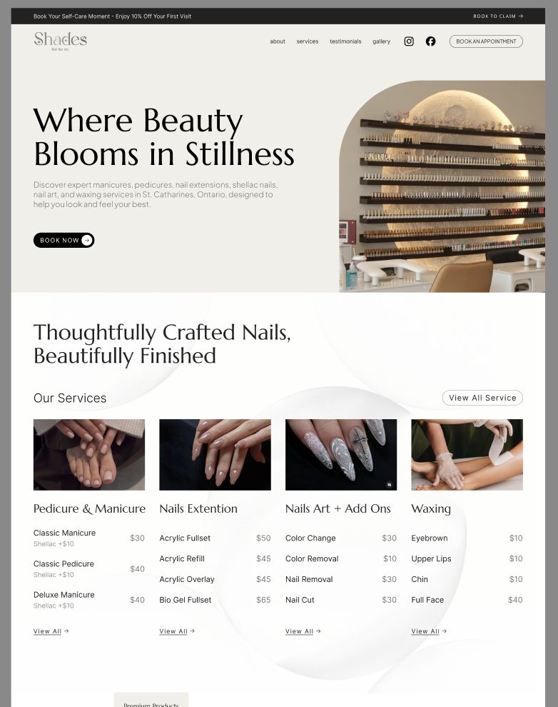 Shades Nail Bar