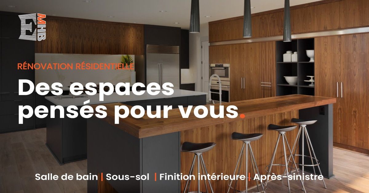 Services de rénovation résidentielle en Estrie