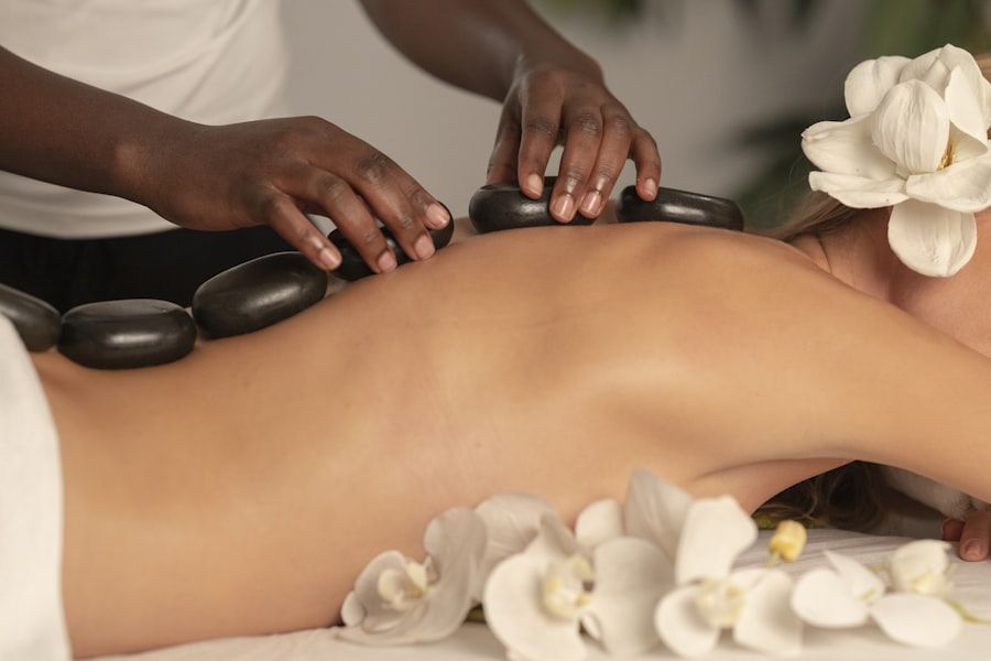 Ambiance feutrée du spa