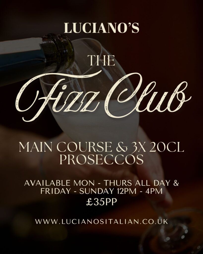 Luciano's Italian – Pizza / Pasta / Prosecco