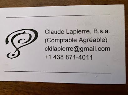 Comptable-Agréable Claude Lapierre